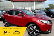 Nissan Qashqai N-TEC PLUS DIG-T-ONLY 65625 MILES, 1 FORMER OWNER, SERVICE HISTORY, LANE ASSIST, START/STOP, PANORAMIC ROOF, 360 CAMERA