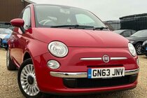 Fiat 500 1.2 Lounge Hatchback 3dr Petrol Manual Euro 4 (69 bhp)