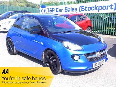 Vauxhall ADAM 1.2i ENERGISED Black Jack Hatchback 3dr Petrol Manual Euro 6 (70 ps)