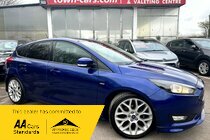 Ford Focus ST-LINE TDCI-6 SPEED ZERO ROAD TAX 1 FORMER OWNER SERVICE HISTORY PRIVACY GLASS DAB RADIO + BLUETOOTH MIRROR LINK 18