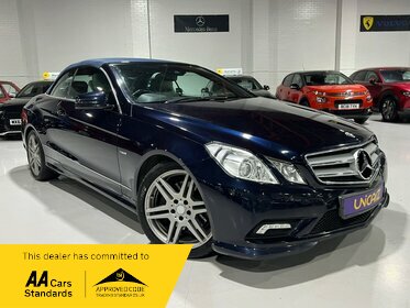 Mercedes E Class E250 2.1 CDI BLUEEFFICIENCY SPORT CABRIOLET TIPTRONIC EURO 5 2DR