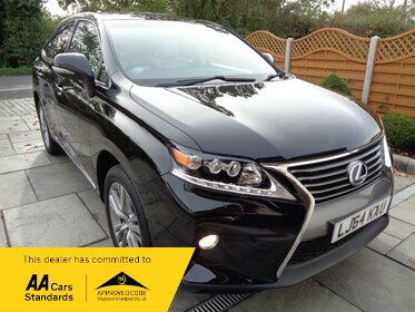 Lexus RX 450H ADVANCE PAN ROOF,1 FORMER KEEPER,FULL LEXUS HISTORY,CELESTIAL BLACK WITH SILVER GREY LEATHER,9 SERVICE STAMPS,STUNNING