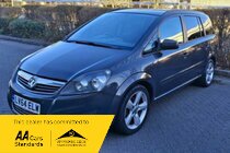 Vauxhall Zafira 1.8 16V Exclusiv Euro 5 5dr