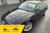 Audi A5 2.0 TDI ULTRA SE 163 COUPE DIESEL FSH FINANCE NO DEPOSIT BLUETOOTH HEATED LEATHER CRUISE BLUETOOTH MP3/USB AIR CON ALLOYS