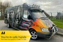 Mercedes Sprinter -Absolutely Stunning, Over Â£60,000 When New, Custom Airbrushed Artwork, Â£20,000 Sound System, Under 23,000 Miles