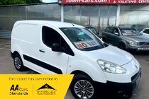 Peugeot Partner HDI S L1 850-NO VAT, SIDE LOADING DOOR, SERVICE HISTORY, PLY LINED, 102669 MILES, TOW BAR, 5 SPEED, SPARE REMOTE KEY