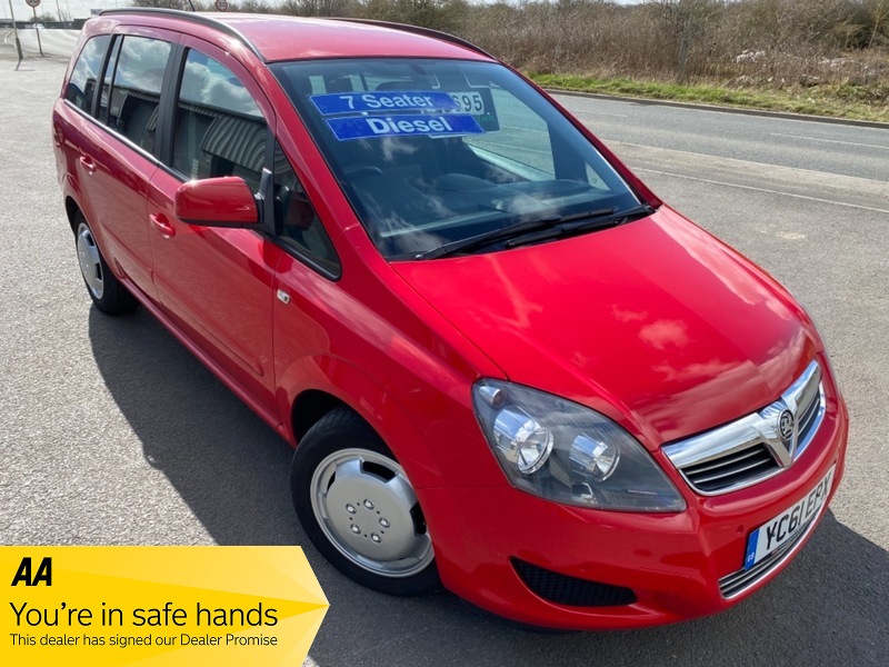 Vauxhall Zafira 17cdti Diesel 7 Seater Exclusive Ecoflex £20 Week No 3310