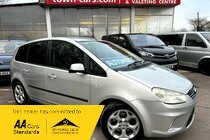 Ford C-Max ZETEC 145-AUTOMATIC, FULL SERVICE HISTORY, ONLY 73993 MILES, PARKING SENSORS, PRIVACY GLASS, HEATED SCREENS, AIR CON, ALLOYS