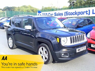 Jeep Renegade 1.6 MultiJetII Limited SUV 5dr Diesel Manual Euro 6 (s/s) (120 ps)