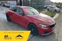 BMW 4 SERIES 420d XDRIVE SE GRAN COUPE AUTO 72000  4X4 MILES 67 PLATE LEATHER