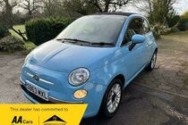 Fiat 500C 1.2 Lounge Convertible 2dr Petrol Manual Euro 5 (69 bhp)