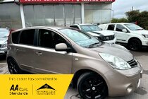 Nissan Note TEKNA-AUTOMATIC, ONLY 67038 MILES, SERVICE HISTORY, SAT NAV, RADIO CD + BLUETOOTH, AIR CON, PARKING SENSORS, PRIVACY GLASS