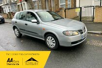 Nissan Almera 1.8 S Hatchback 5dr Petrol Automatic (187 g/km, 114 bhp)