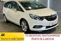 Vauxhall Zafira Tourer 1.4i Turbo SRi Nav Euro 6