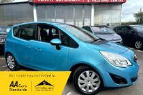 Vauxhall Meriva EXCLUSIV - ONLY 65,617 MILES, FULL SERVICE HISTORY, 1 FORMER OWNER, PARKING SENSORS, SPARE REMOTE KEY, AIR CON