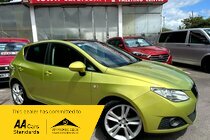 SEAT Ibiza SPORT - ONLY 40921 MILES, 1 FORMER OWNER, SERVICE HISTORY, SUNROOF, PRIVACY GLASS, RADIO CD + AUX, ALLOYS