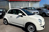 Fiat 500 LOUNGE-ONLY 66057 MILES, LOW Â£35 ROAD TAX, 1 FORMER OWNER, FULL SERVICE HISTORY, PANORAMIC ROOF, SPARE KEY, STOP/START, ALLOYS