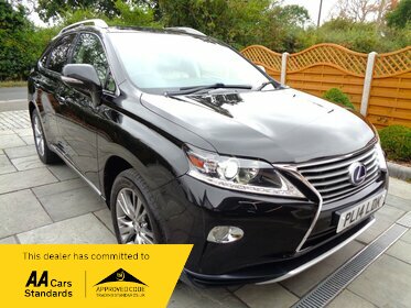 Lexus RX 450H LUXURY DESIGN 2014 FACE-LIFT WITH ONLY 77,000 MILES, FULL LEXUS SERVICE HISTORY WITH WARRANTY,STUNNING EXAMPLE.