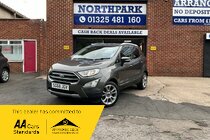 Ford ECOSPORT TITANIUM. WET BELT REPLACED DAB RADIO SAT NAV SIX SPEED BUY NO DEPOSIT FROM £38 A WEEK T&C APPLY