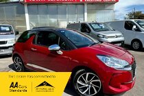 DS DS 3 BLUEHDI CONNECTED CHIC S/S-ONLY 35933 MILES, SERVICE HSITORY, SAT NAV, DAB RADIO, BLUETOOTH, PRIVACY GLASS, SPARE REMOTE KEY