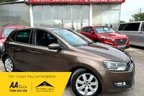 Volkswagen Polo MATCH - 79222 MILES, SERVICE HISTORY, REAR PRIVACY GLASS, 2 FORMER OWNERS, AIR CON, RADIO CD + AUX, ALLOYS