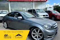 Mercedes C Class C250 CDI BLUEEFFICIENCY AMG SPORT-1 OWNER, FROM NEW, ONLY 44310 MILES, FULL MERCEDES HISTORY, £3820 OF EXTRAS, AUTO, ALLOY