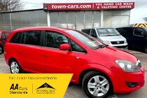 Vauxhall Zafira ENERGY-7 SEATS, ONLY 62114 MILES, SERVICE HISTORY, REAR PRIVACY GLASS, AIR CON,