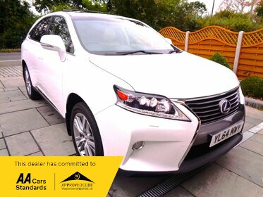 Lexus RX 450H ADVANCE SUN ROOF,ONE OWNER FROM NEW WITH FULL LEXUS SERVICE HISTORY,PEARL WHITE WITH CREAM LEATHER,STUNNING