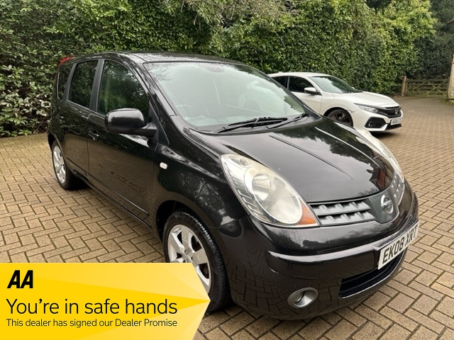 nissan note 2008 black