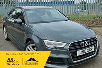 Audi A3 1.5 TFSI CoD S line Saloon 4dr Petrol Manual Euro 6 (s/s) (150 ps)