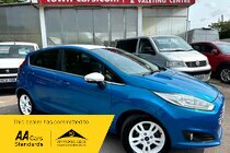 Ford Fiesta ZETEC BLUE EDITION SPRING-ONLY 36103 MILES, SERVICE HISTORY, 1 FORMER OWNER, SAT NAV, DAB RADIO, BLUETOOTH, START/STOP, ALLOYS