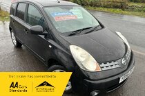 Nissan Note 1.6 SVE AUTOMATIC CHEAP FAMILY CAR 1 YEAR MOT LOW MILES 64K 1 YEAR AA COVER AIR CON ALLOYS CD MP3