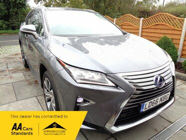 Lexus RX 450H LUXURY DEC 2016,PAN ROOF,1 FORMER KEEPER,FULL LEXUS HISTORY,GRAPHITE GREY WITH BLACK LEATHER,LOVELY EXAMPLE,PX WELCOME