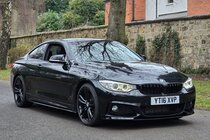 BMW 4 SERIES 2.0 420d M SPORT COUPE 190 £35 TAX DIESEL AUTOMATIC FINANCE NO DEPOSIT SAT NAV BLUETOOTH HEATED LEATHER CRUISE DAB PARK SENSOR